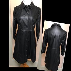 Nanette Lepore Faux Leather Dress